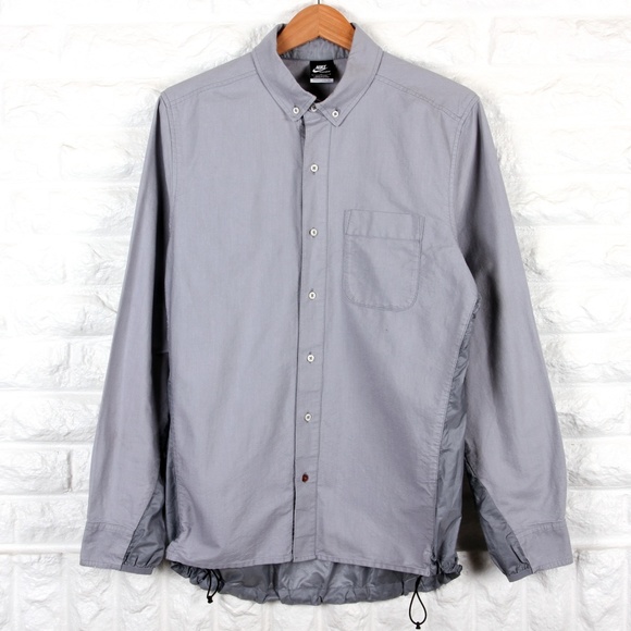 nike button shirt